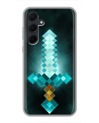 Чехол для Samsung Galaxy A35 (5G) с картинкой «Алмазный меч неон» Чехол для Samsung Galaxy A35 (5G) с картинкой «Алмазный меч неон»