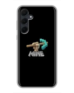 Чехол для Samsung Galaxy A35 (5G) с картинкой «Алмазная кирка»