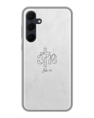Чехол для Samsung Galaxy A35 (5G) с картинкой «Иоанна 3:16 Крест» Чехол для Samsung Galaxy A35 (5G) с картинкой «Иоанна 3:16 Крест»