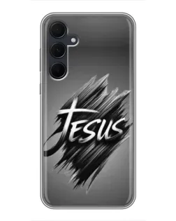 Чехол для Samsung Galaxy A35 (5G) с картинкой «Надпись Jesus Graffiti»