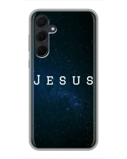 Чехол для Samsung Galaxy A35 (5G) с картинкой «Звездное небо Jesus»