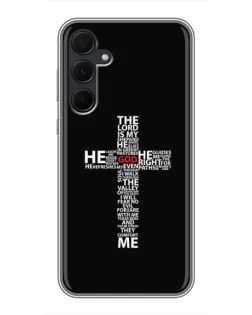 Чохол для Samsung Galaxy A35 (5G) з картинкою «Текстовий хрест»
