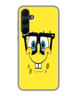 Чохол для Samsung Galaxy A35 (5G) з картинкою «Мінімалістичний Спанч Боб»