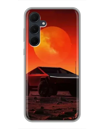 Чехол для Samsung Galaxy A35 (5G) с картинкой «Cybertruck на Марсе» Чехол для Samsung Galaxy A35 (5G) с картинкой «Cybertruck на Марсе»