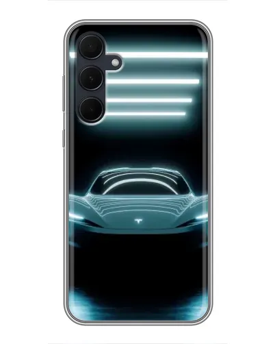 Чехол для Samsung Galaxy A35 (5G) с картинкой «Tesla в неоне» Чехол для Samsung Galaxy A35 (5G) с картинкой «Tesla в неоне»