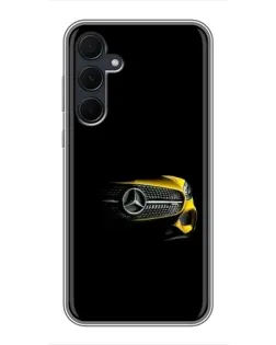 Чехол для Samsung Galaxy A35 (5G) с картинкой «Mercedes — ретро стиль»