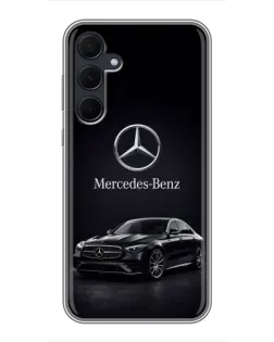 Чехол для Samsung Galaxy A35 (5G) с картинкой «Mercedes — решетка радиатора»