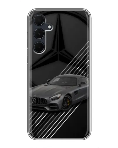 Чехол для Samsung Galaxy A35 (5G) с картинкой «Mercedes AMG — графика»
