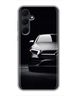 Чехол для Samsung Galaxy A35 (5G) с картинкой «Свет фар Mercedes»