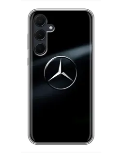 Чохол для Samsung Galaxy A35 (5G) з картинкою «Mercedes на металі»