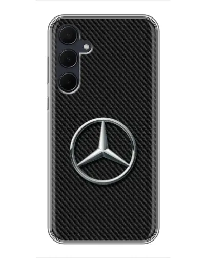 Чохол для Samsung Galaxy A35 (5G) з картинкою «Карбоновий Mercedes стиль» Чохол для Samsung Galaxy A35 (5G) з картинкою «Карбоновий Mercedes стиль»