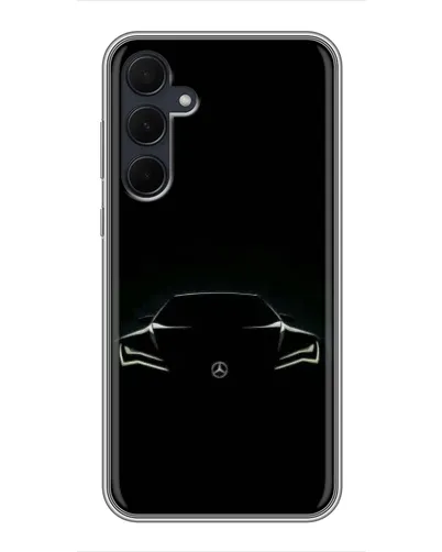 Чохол для Samsung Galaxy A35 (5G) з картинкою «Mercedes — силует авто» Чохол для Samsung Galaxy A35 (5G) з картинкою «Mercedes — силует авто»
