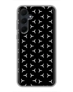 Чохол для Samsung Galaxy A35 (5G) з картинкою «Mercedes паттерн зірок»