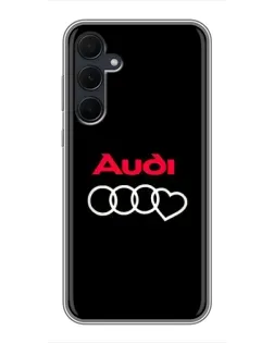 Чохол для Samsung Galaxy A35 (5G) з картинкою «Логотип Audi Heart»