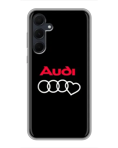 Чехол для Samsung Galaxy A35 (5G) с картинкой «Логотип Audi Heart»
