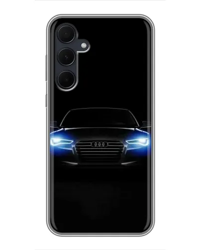 Чехол для Samsung Galaxy A35 (5G) с картинкой «Audi в неоне»