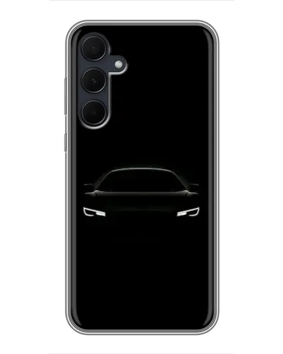 Чехол для Samsung Galaxy A35 (5G) с картинкой «Взгляд Audi в темноте»
