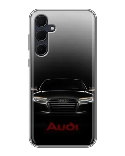 Чехол для Samsung Galaxy A35 (5G) с картинкой «Audi — градиентный контур»