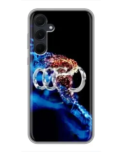 Чохол для Samsung Galaxy A35 (5G) з картинкою «Енергія лого Audi» Чохол для Samsung Galaxy A35 (5G) з картинкою «Енергія лого Audi»