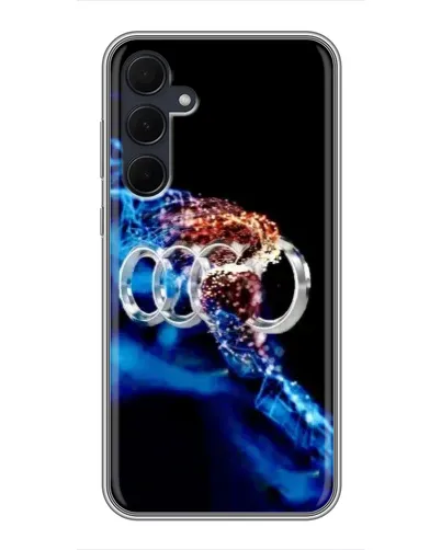 Чехол для Samsung Galaxy A35 (5G) с картинкой «Энергия лого Audi»