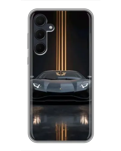 Чехол для Samsung Galaxy A35 (5G) с картинкой «Lamborghini золотые линии» Чехол для Samsung Galaxy A35 (5G) с картинкой «Lamborghini золотые линии»