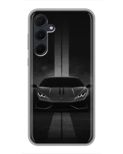 Чехол для Samsung Galaxy A35 (5G) с картинкой «Lamborghini симметрия дорог»