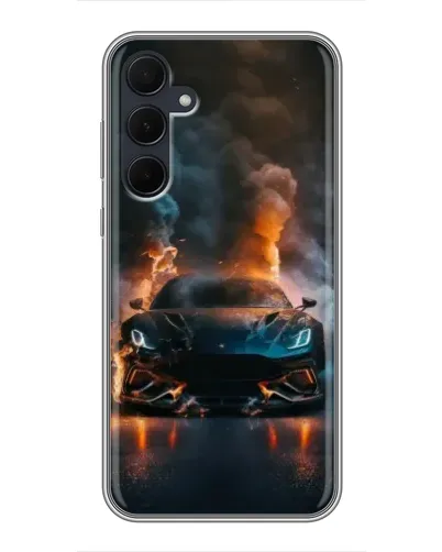 Чехол для Samsung Galaxy A35 (5G) с картинкой «Lamborghini дымная эстетика» Чехол для Samsung Galaxy A35 (5G) с картинкой «Lamborghini дымная эстетика»
