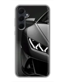 Чехол для Samsung Galaxy A35 (5G) с картинкой «Lamborghini фары детализация»