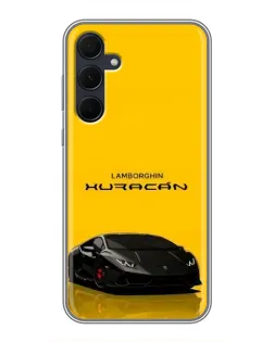 Чехол для Samsung Galaxy A35 (5G) с картинкой «Lamborghini Huracan черный»