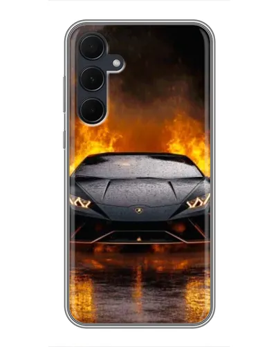 Чехол для Samsung Galaxy A35 (5G) с картинкой «Lamborghini в огне» Чехол для Samsung Galaxy A35 (5G) с картинкой «Lamborghini в огне»