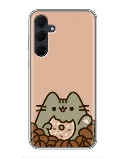 Чохол для Samsung Galaxy A35 (5G) з картинкою «Кавовий Пушин» Чохол для Samsung Galaxy A35 (5G) з картинкою «Кавовий Пушин»