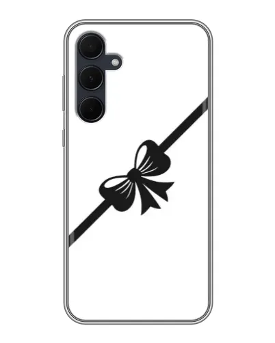 Чехол для Samsung Galaxy A35 (5G) с картинкой «Диагональный бант»