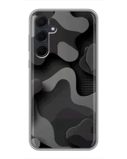Чохол для Samsung Galaxy A35 (5G) з картинкою «Темний абстрактний камуфляж» Чохол для Samsung Galaxy A35 (5G) з картинкою «Темний абстрактний камуфляж»