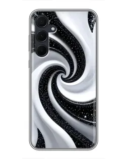 Чохол для Samsung Galaxy A35 (5G) з картинкою «Чорно-біла спіраль» Чохол для Samsung Galaxy A35 (5G) з картинкою «Чорно-біла спіраль»
