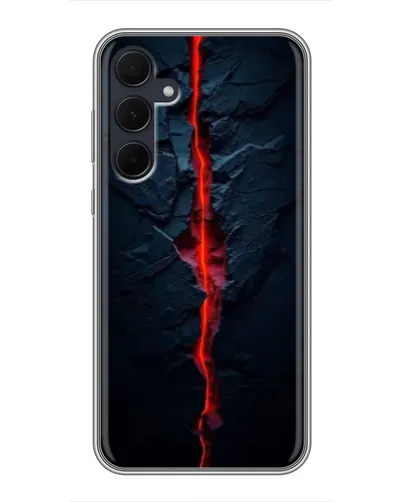 Чехол для Samsung Galaxy A35 (5G) с картинкой «Kрасная лавовая трещина» Чехол для Samsung Galaxy A35 (5G) с картинкой «Kрасная лавовая трещина»