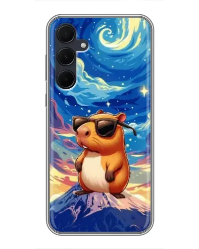 Чехол для Samsung Galaxy A35 (5G) с картинкой «Капибара Ван Гога» Чехол для Samsung Galaxy A35 (5G) с картинкой «Капибара Ван Гога»