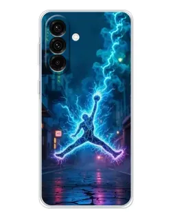 Чохол для Samsung Galaxy A36 5G з картинкою «Jordan Gold Jumpman»