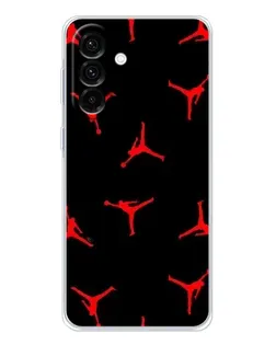 Чохол для Samsung Galaxy A36 5G з картинкою «Jordan Red Pattern»