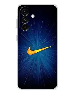 Чехол для Samsung Galaxy A36 5G с картинкой «Синий пульс Nike»