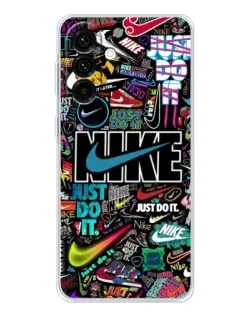 Чехол для Samsung Galaxy A36 5G с картинкой «Яркий коллаж Nike»