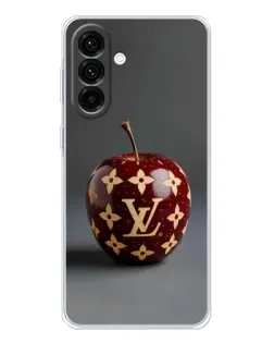Чехол для Samsung Galaxy A36 5G с картинкой «Красное яблоко LV»