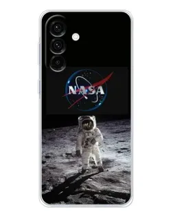 Чехол для Samsung Galaxy A36 5G с картинкой «Астронавт на Луне»