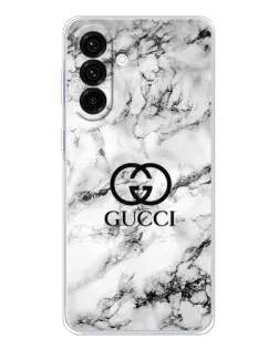 Чохол для Samsung Galaxy A36 5G з картинкою «Gucci — мармуровий шик»