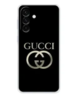 Чехол для Samsung Galaxy A36 5G с картинкой «Gucci — золото на черном»