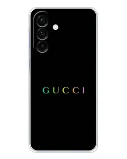 Чехол для Samsung Galaxy A36 5G с картинкой «Gucci — неоновый минимализм»