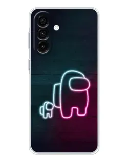 Чехол для Samsung Galaxy A36 5G с картинкой «Among Us неон-арт»