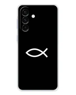 Чехол для Samsung Galaxy A36 5G с картинкой «Символ рыбы Jesus»