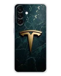 Чехол для Samsung Galaxy A36 5G с картинкой «Мраморная Tesla Gold»
