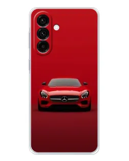 Чохол для Samsung Galaxy A36 5G з картинкою «Червоний Mercedes AMG»