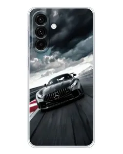 Чохол для Samsung Galaxy A36 5G з картинкою «Гоночний Mercedes AMG»